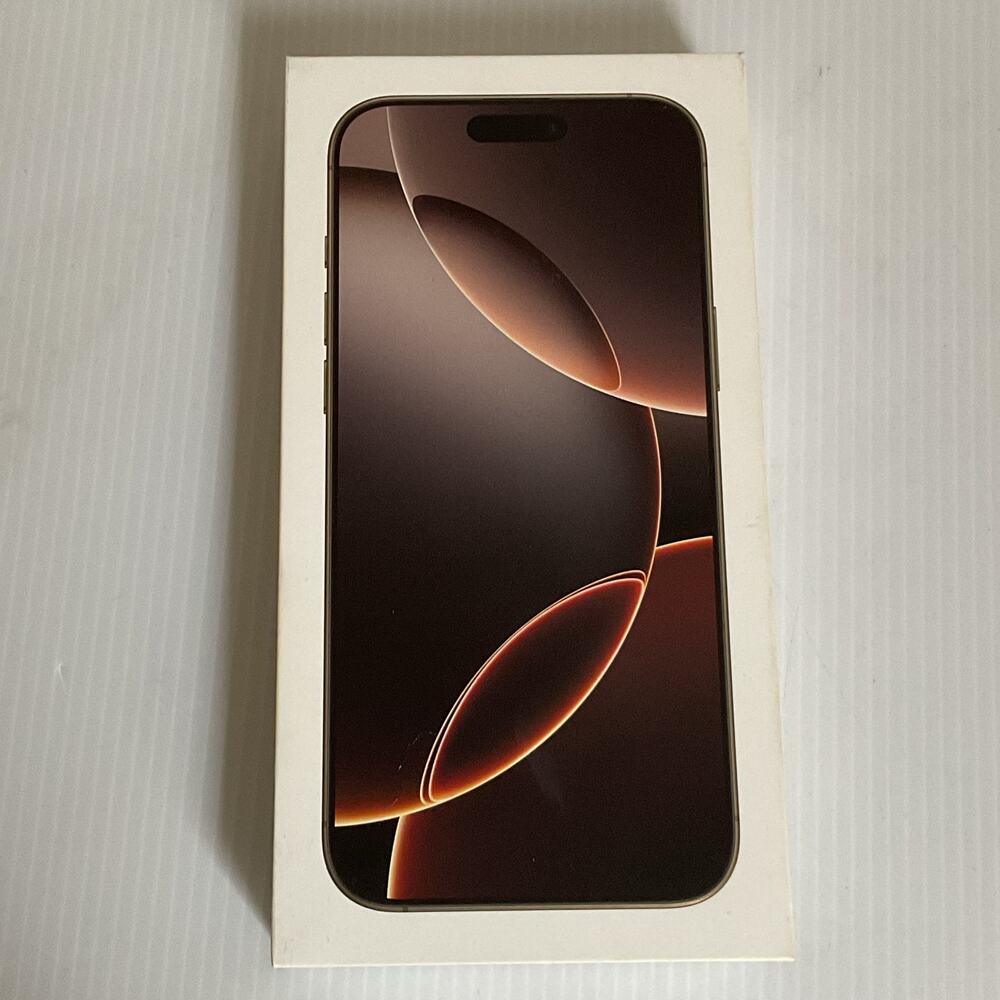 Apple iPhone 16 Pro Max 256GB Desert Titanium Box Only Original Packaging